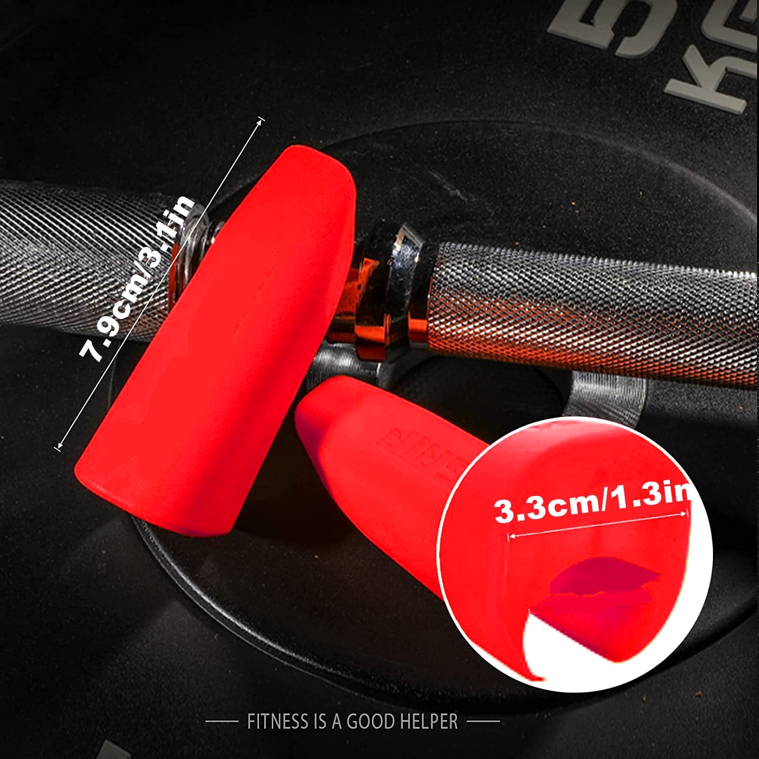 1Pair Dumbbell Barbell Grips