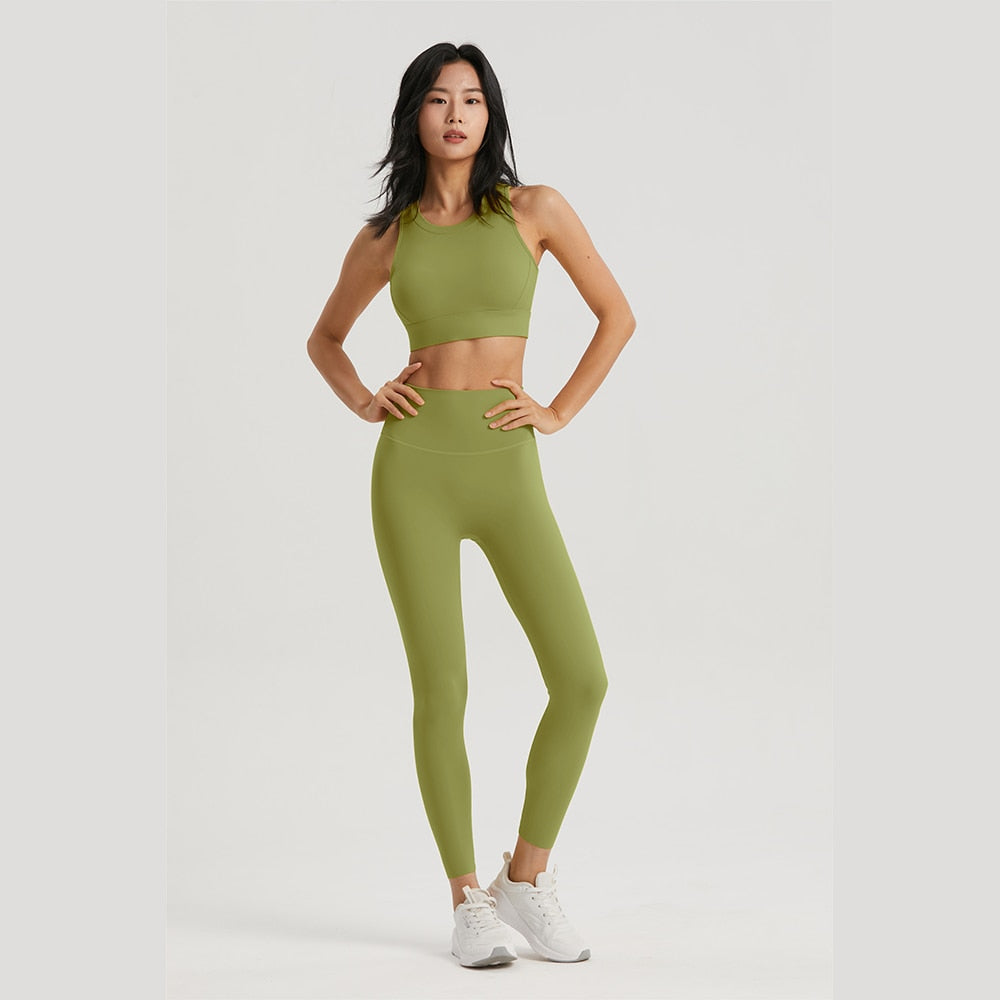 Women Sportswear Yoga Set Ice Green