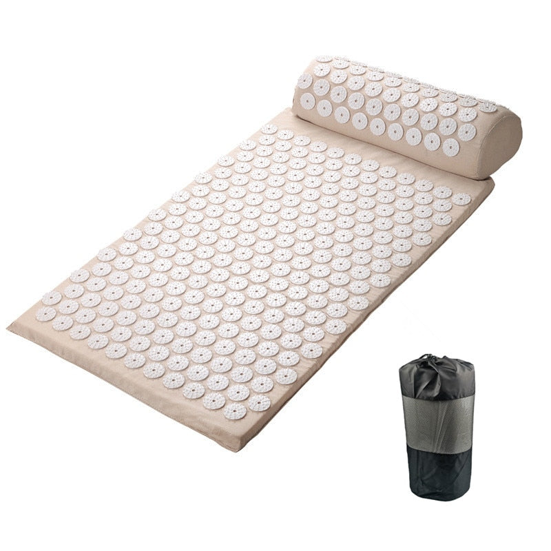 Cushion Shakt Massage Yoga Mat White bag different