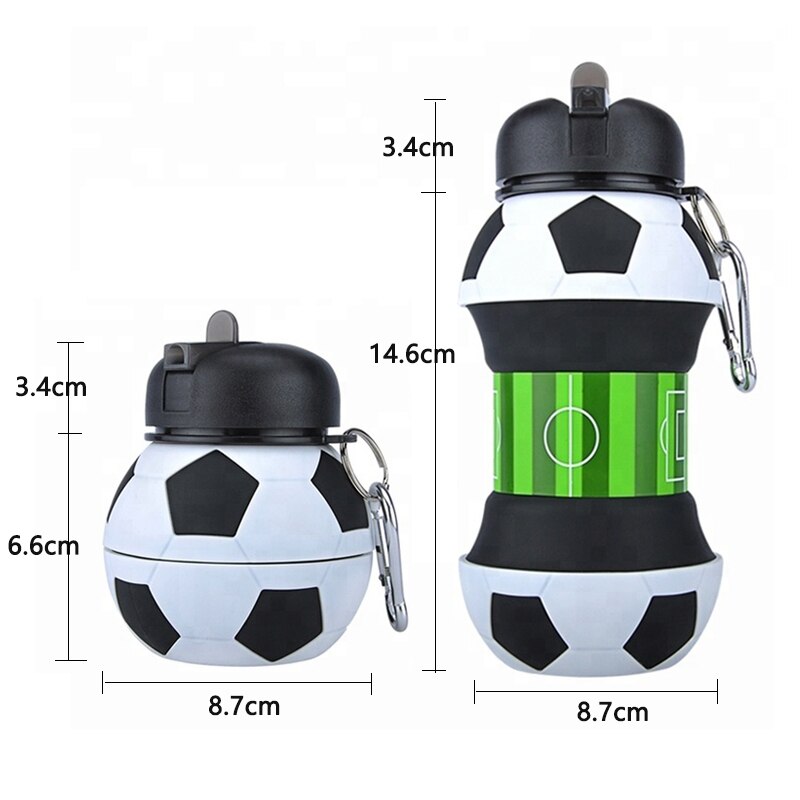 Sports Folding Football Water Bottle