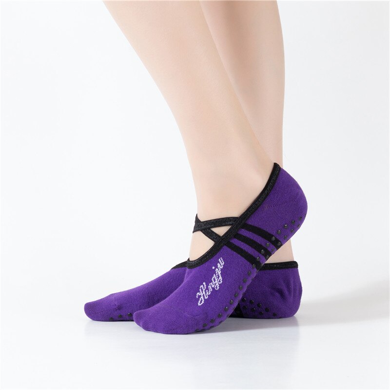 Non-Slip Round Head Yoga Socks G