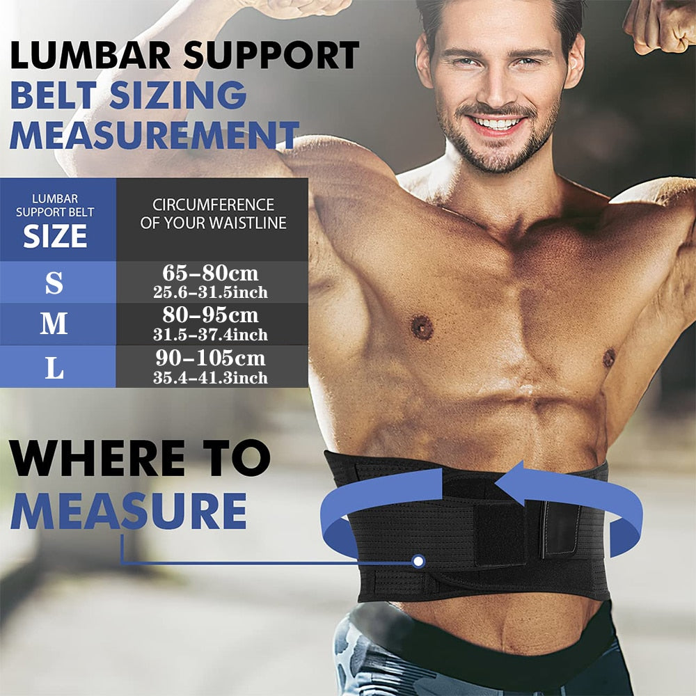 Adjustable Back Lumbar Support Belt