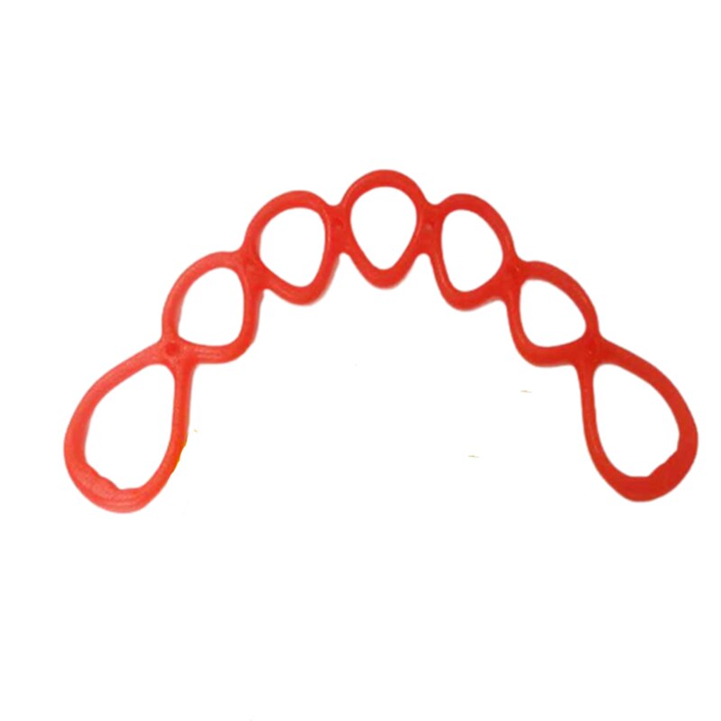 Gym 7 Ring Stretch Resistance Band Red