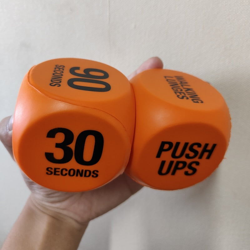 Fitness RY1051 Exercise Dice 2 pcs orange