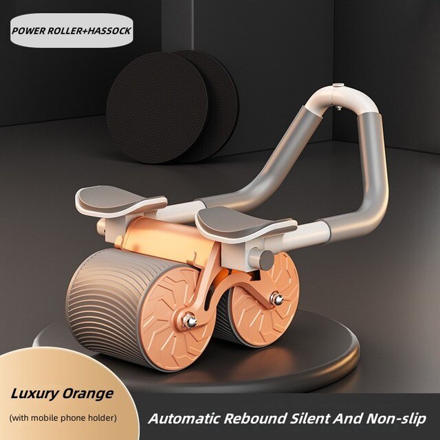 Fitness Abdominal Workout Abs Wheel Beige