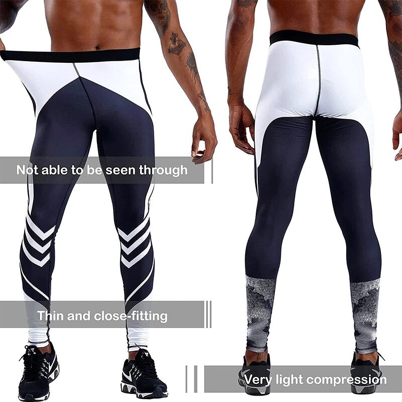 Men Gym Compression Leggings