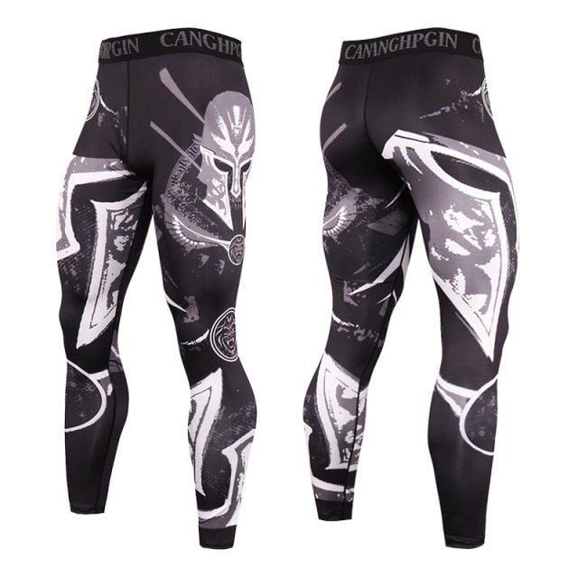 Men Gym Compression Leggings