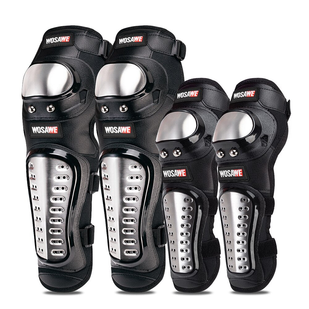 Bicycle MTB Protective Elbow Knee Pads BC341342 Set Free Size for Adults