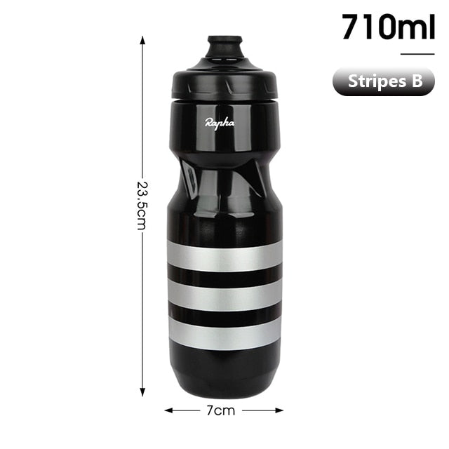 Fitness Running Lock Cup Water Bottle Stripes B 710ml