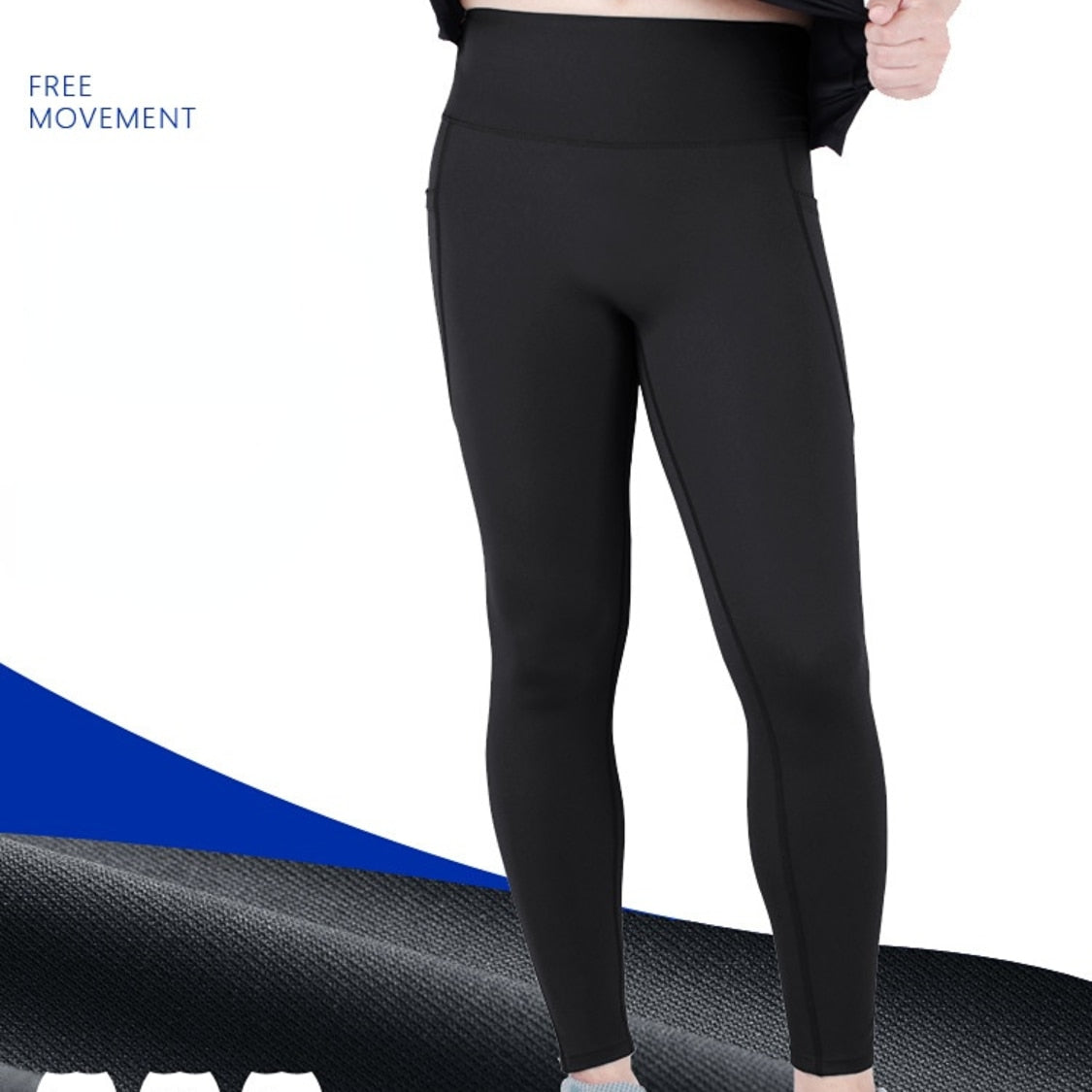 Men's High Waist Fitness Pants