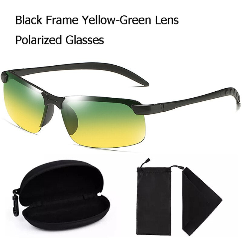 Polarized Fishing Sport Sunglasses YellowGreen with box
