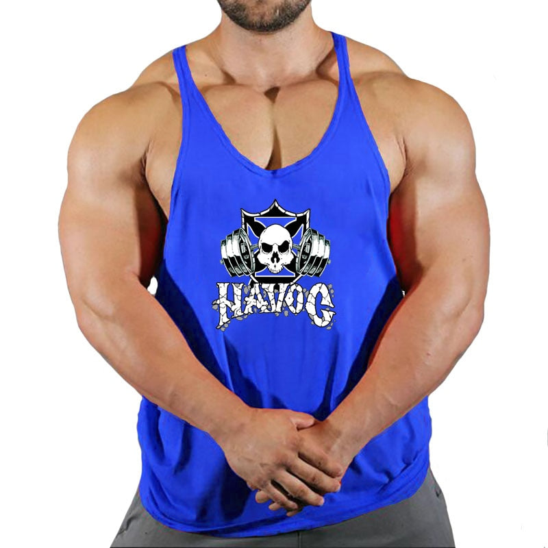 Mens cotton gym tank tops 23