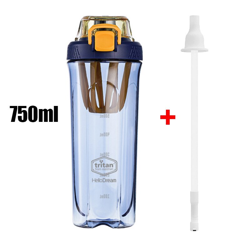 Portable Tritan Shaker Bottle DarkBlue 750ml China