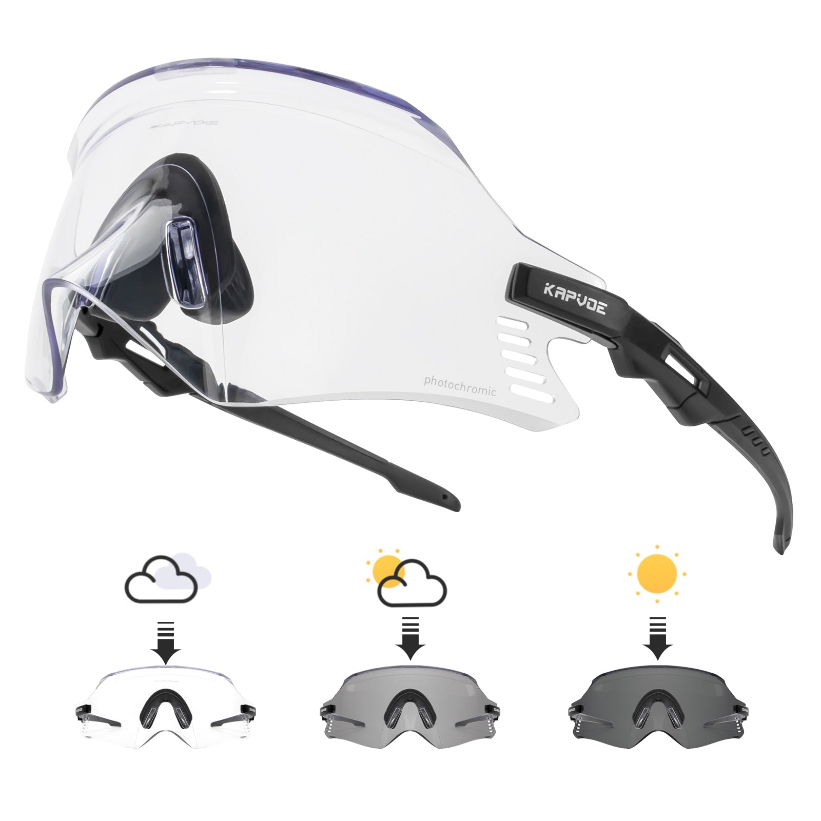 Photochromic bike cycling Sunglasses