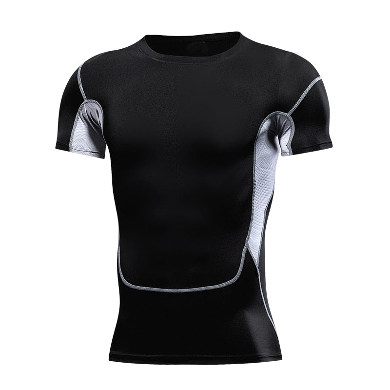 Mens Sport Fitness Compression Shirt