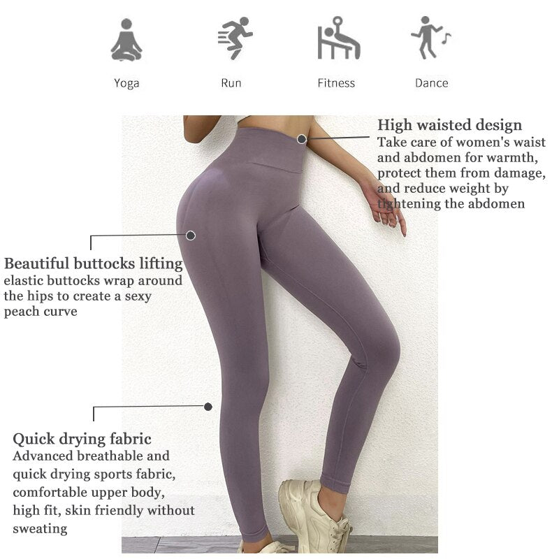 Girl Tight High Elastic Yoga Pant