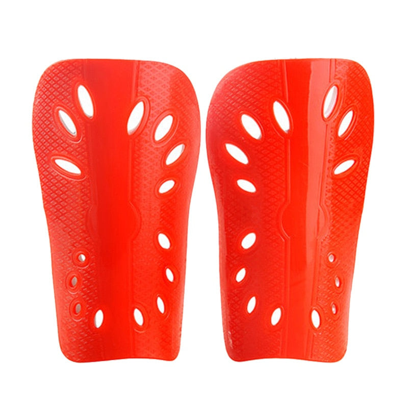 1 Pair Football Shin Pads Red