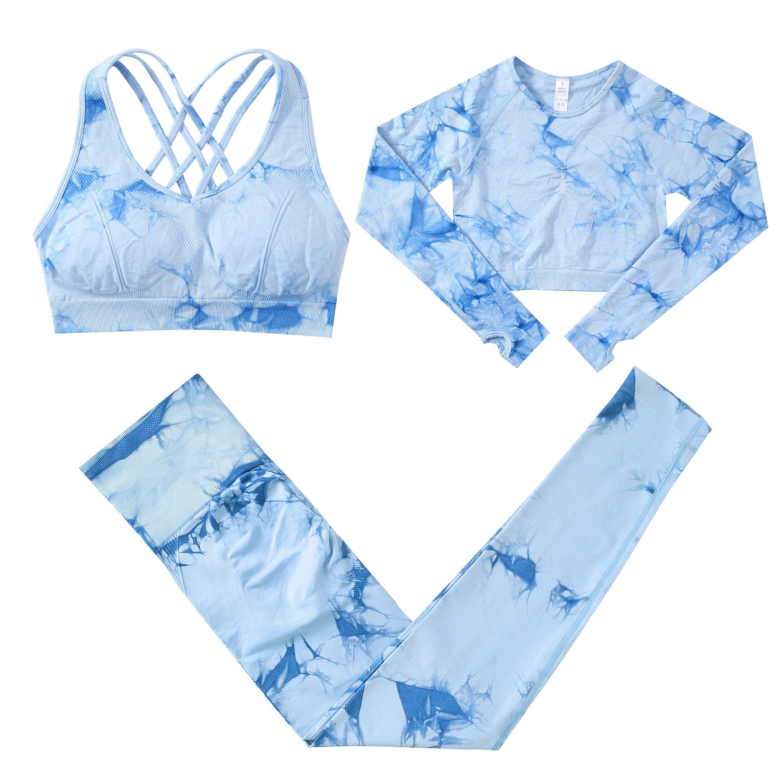 Women Sexy Tie-dye Sportswear