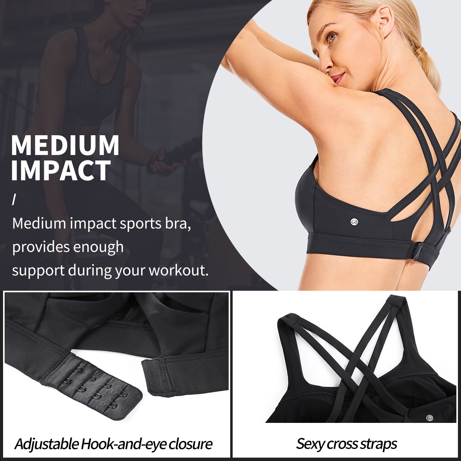 Women's Sexy Stappy Sports Bras