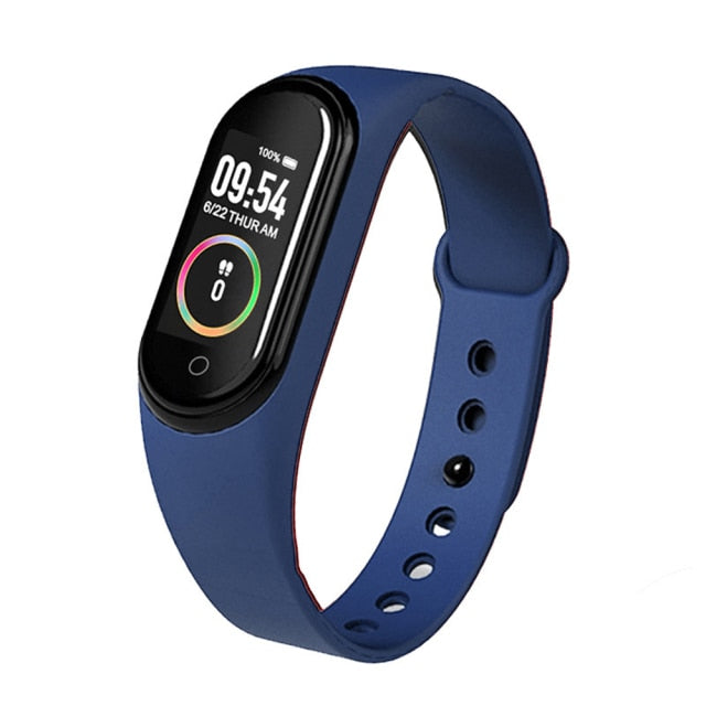New M4 sports smart watch Blue