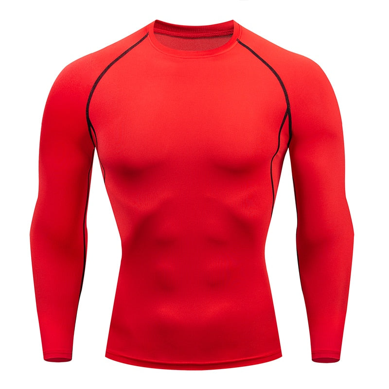 Mens Sport Fitness Compression Shirt