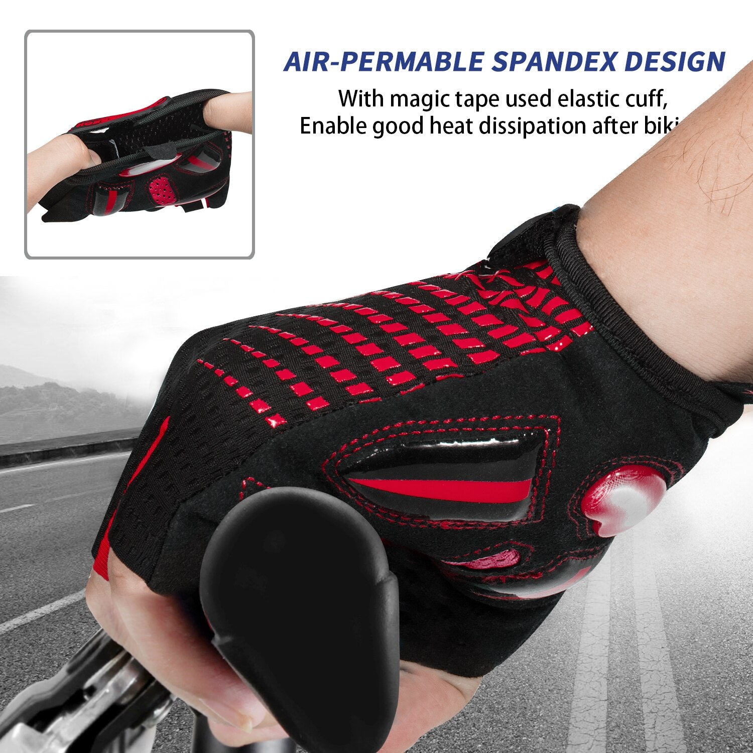 Liquid Gel Bike Gloves