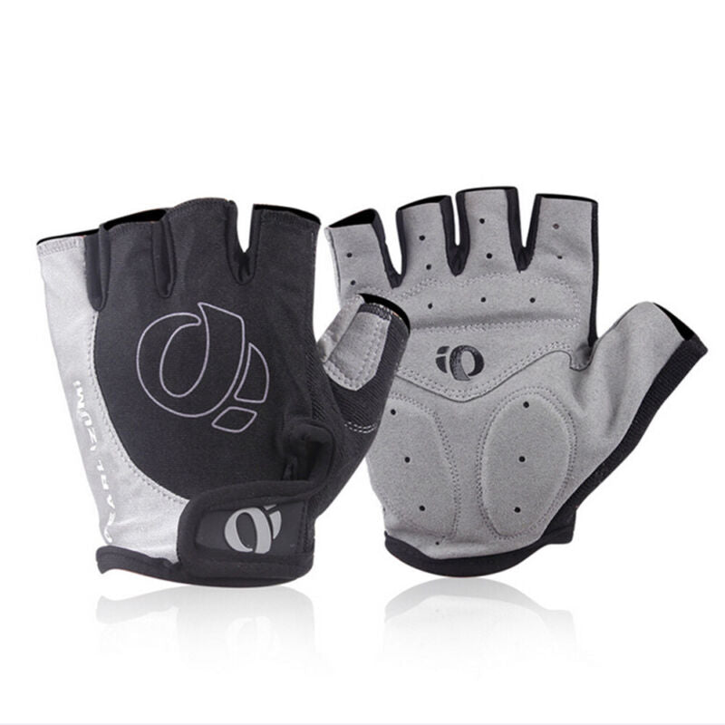 Half Finger Cycling Gloves Gray