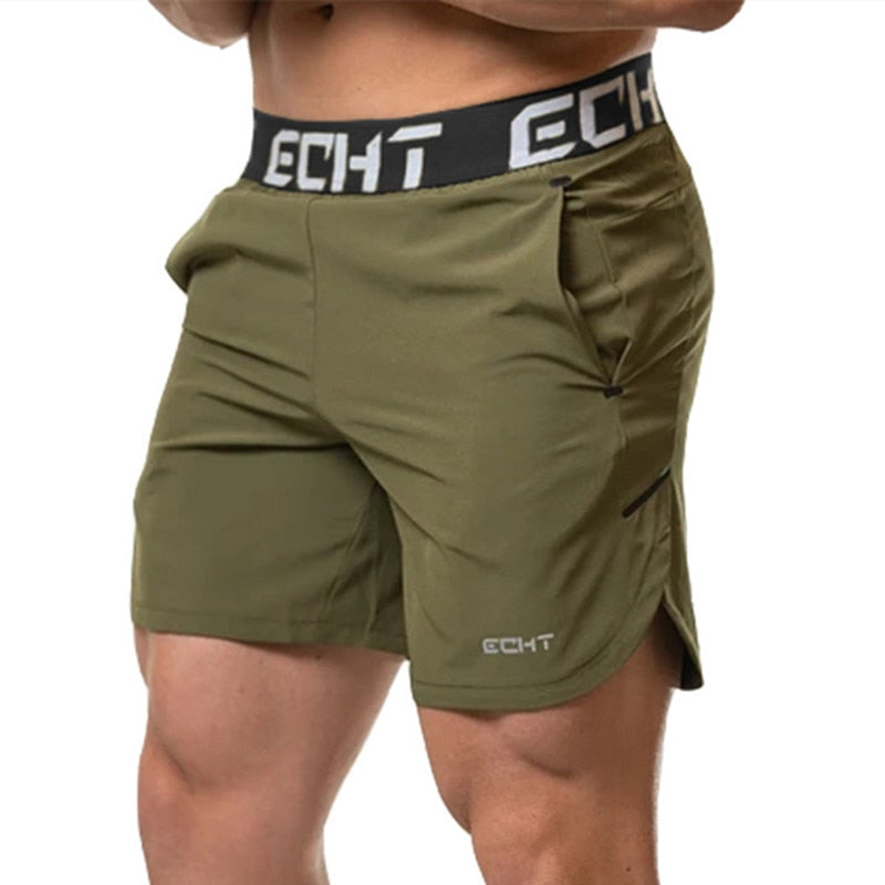 Men Breathable quick-drying Shorts Army green