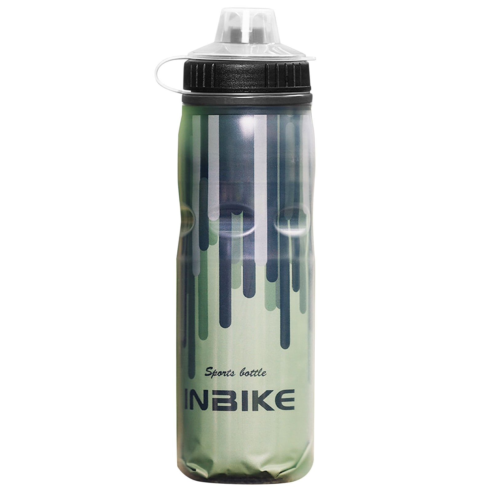 Insulated Mountain Bike Water Bottle Green