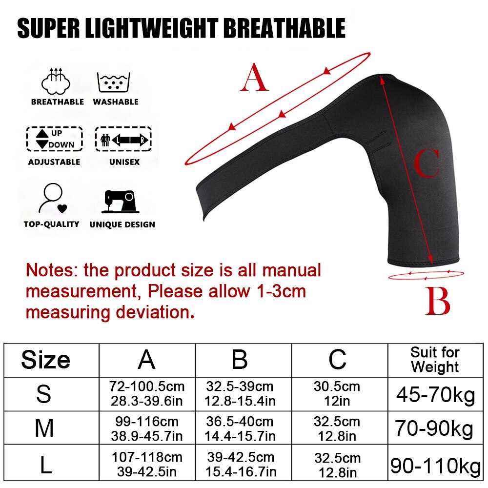 Adjustable Gym Sports Single Shoulder Brace