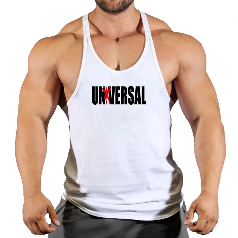 Mens cotton gym tank tops 1