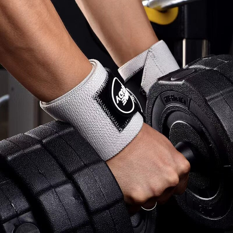 1 Pair Weight Lifting Padded Thumb Brace Strap