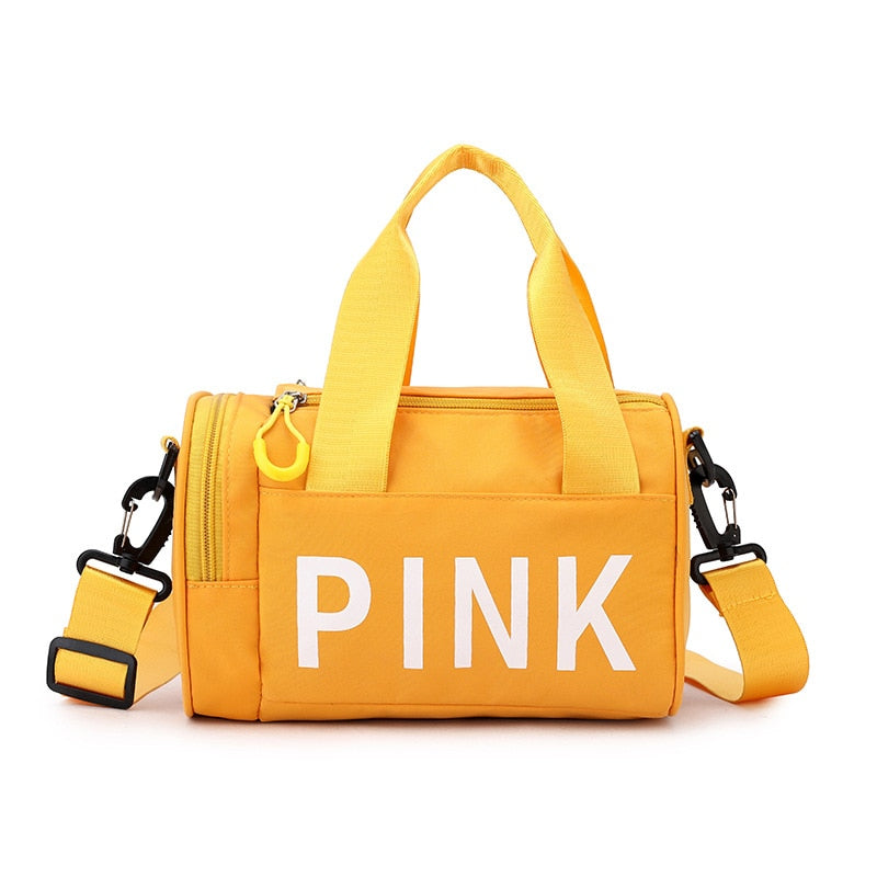 Female Shoulder Duffle Bag Yellow