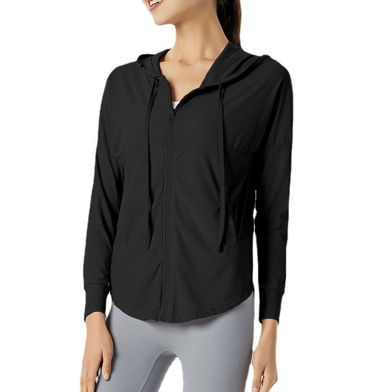 Outdoor Sports Long Sleeve Yoga Tops