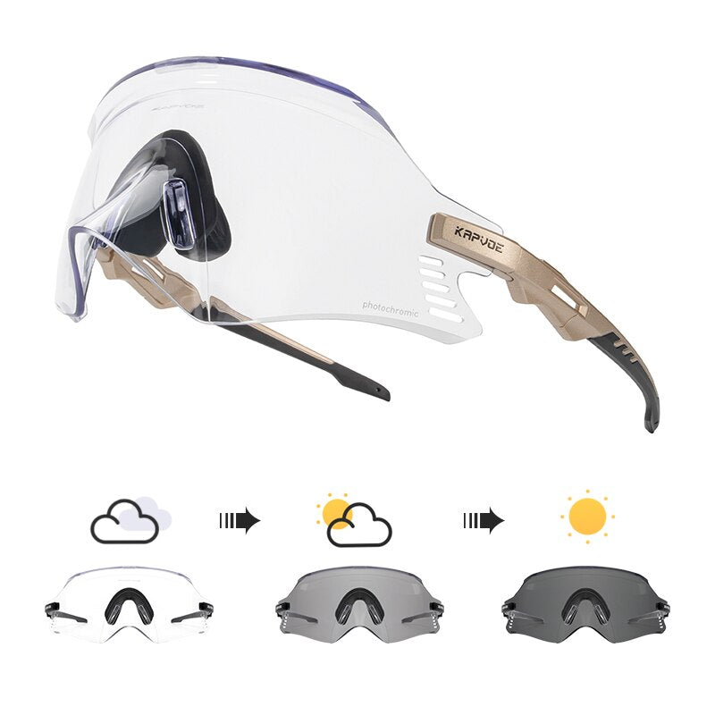 Photochromic bike cycling Sunglasses 05 Photochromic-1lens