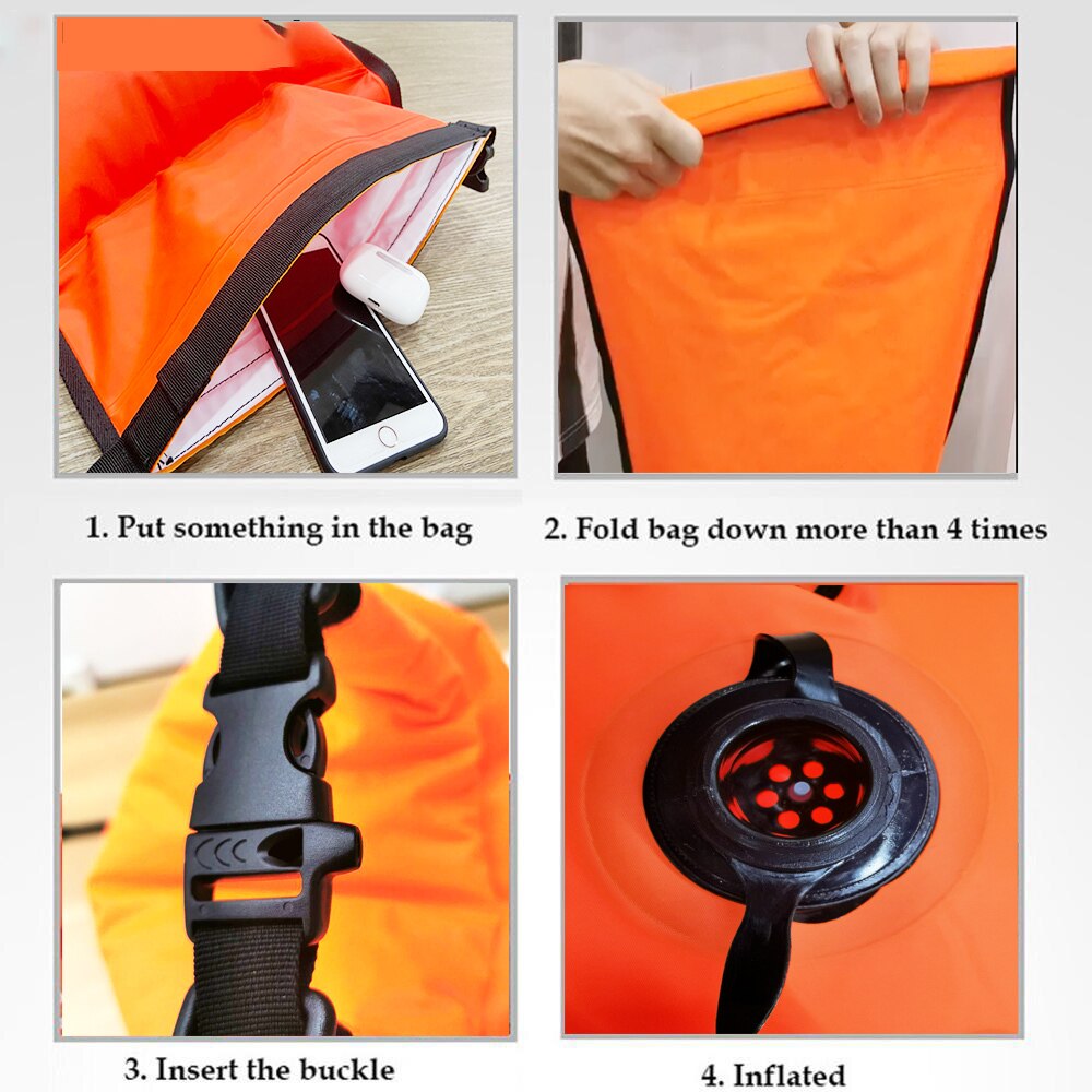 Swimming Buoy Safety Float Air Dry Bag