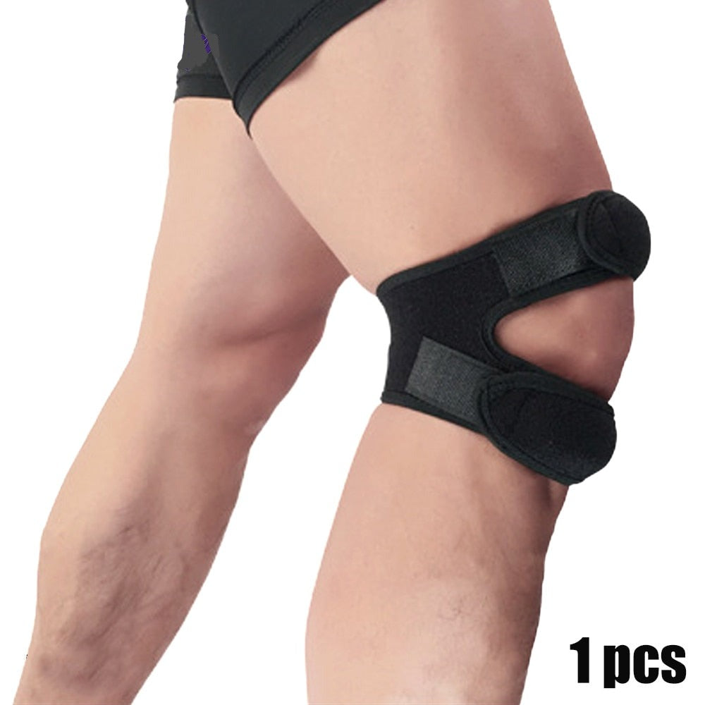 Double 1 PCS Sports Kneepad 1 PC - Black