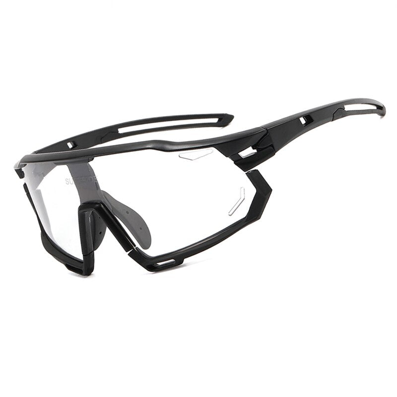 Photochromic Cycling Sunglasses Black
