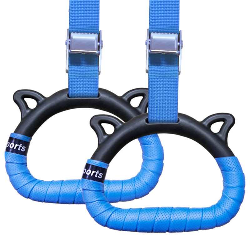 Adjustable Gymnastic Rings Set B blue