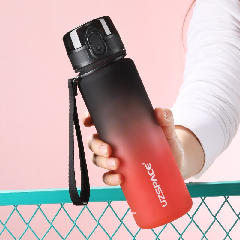 Bounce Lid Timeline Sports Water Bottle China black and red