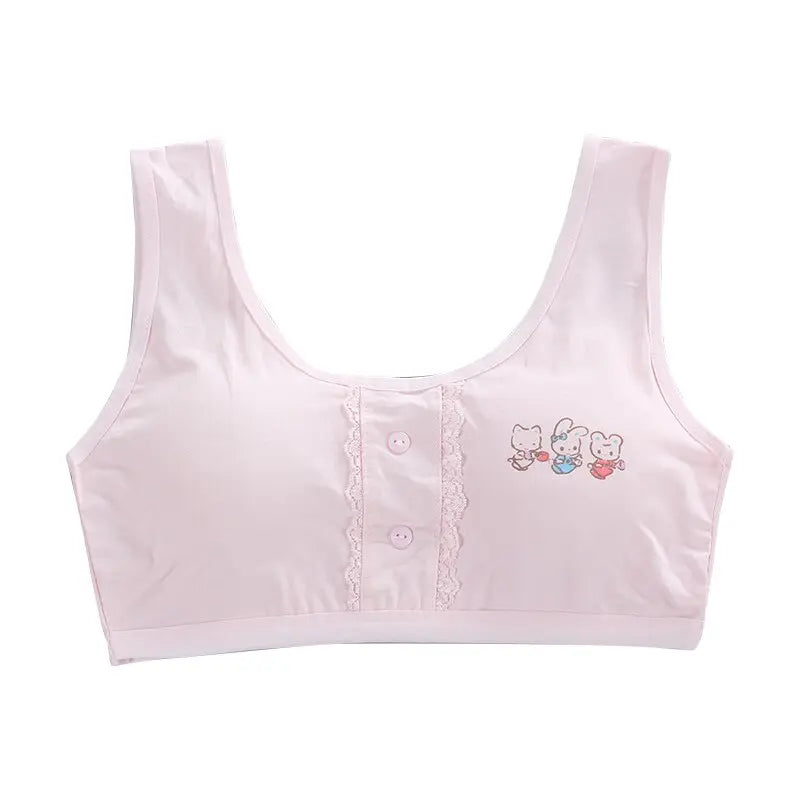 Sports Cute Rabbit Bra Light Pink 8-16T One size bra