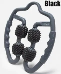 U Shape Trigger Point Massage Roller Black