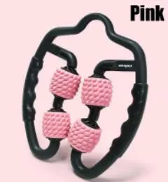 U Shape Trigger Point Massage Roller Pink