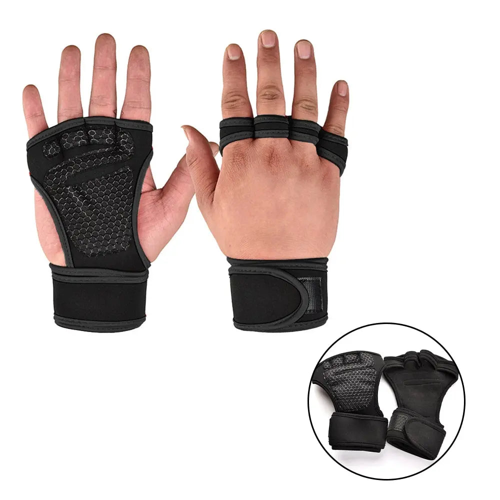 Weightlifting Training Gloves Type A-Black