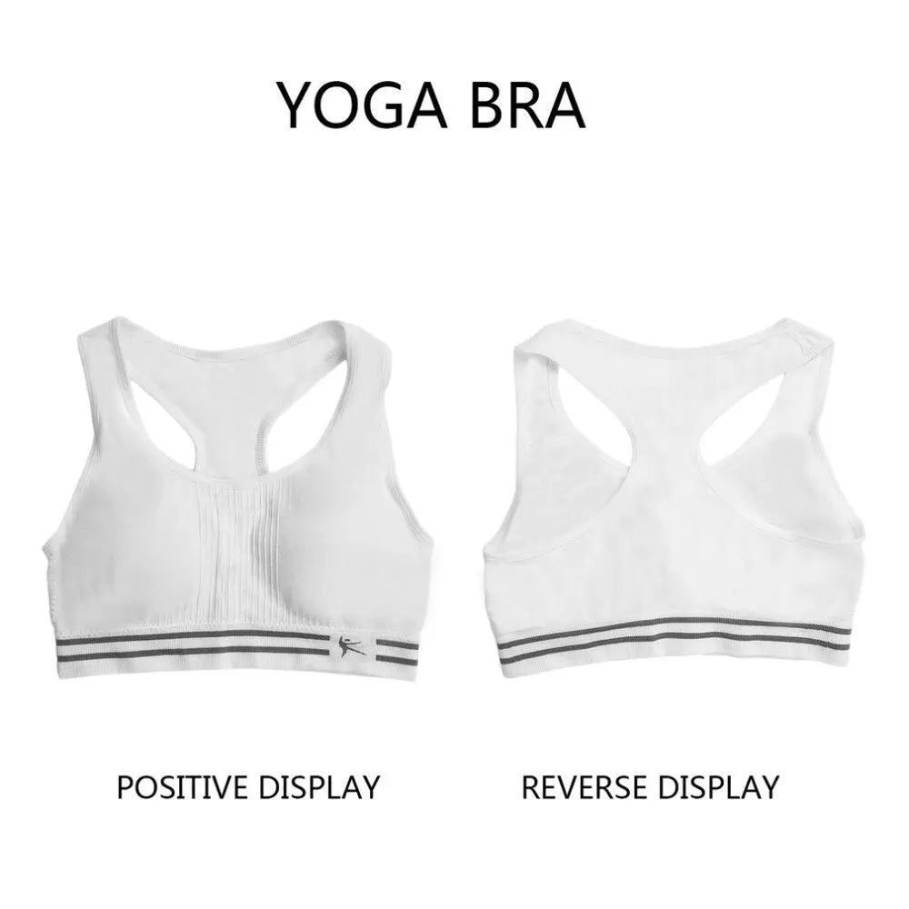 Women Absorb Sweat Push Up Yoga Bra