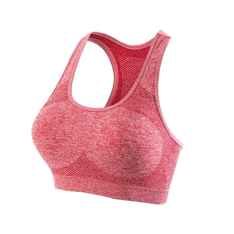 Women Breathable Active Bra style 2 red