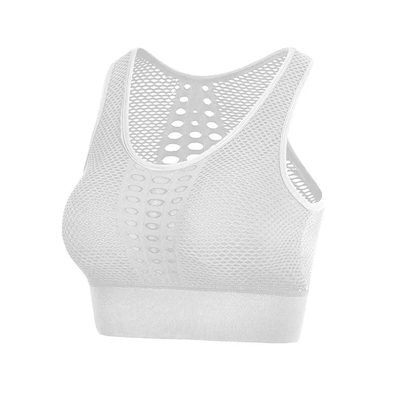 Women Breathable Active Bra White