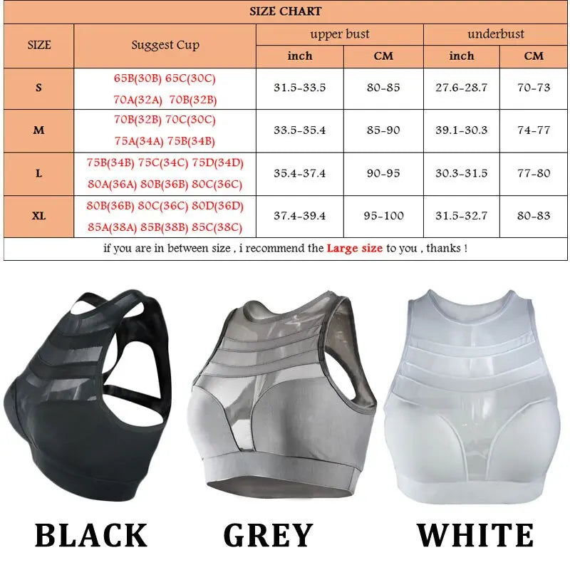 Women Cloud Hide Mesh Sports Bra