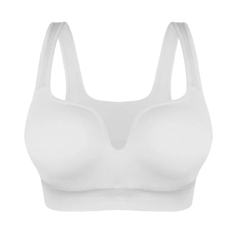 Women Fitness Running Bras sexy white