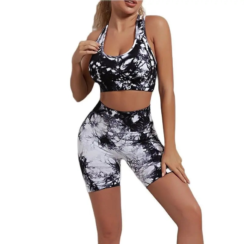 Women High Waist Yoga Set